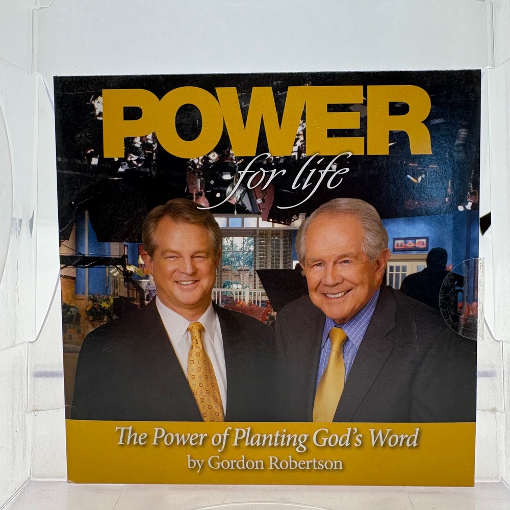 Gordon Robertson Power for Life CD Set 12 Discs Christian Bible Study CBN
